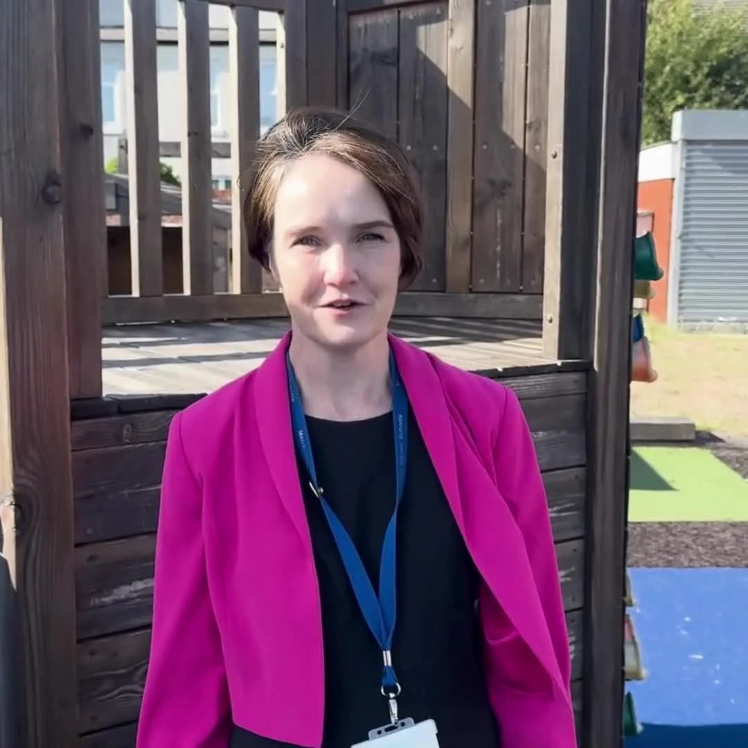 Ms Lynham speaking about Track Tots